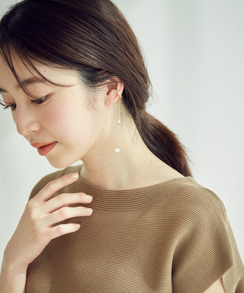 VIS（ビス）の「アソートチェーンイヤカフ（イヤリング・レディース・ゴールド/ゴールド系その他/ゴールド系その他2・FREE）」の7枚目の写真