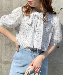 OLIVE des OLIVE | 半袖ボウタイブラウス(シャツ/ブラウス)