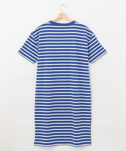 SHARE PARK(シェアパーク)の「【LADIES】UVカット ボーダーロゴ半袖カットワンピース(ワンピース・メンズ・ブルー系1/ホワイト系1・MEDIUM/SMALL/X-SMALL)」の14枚目の写真