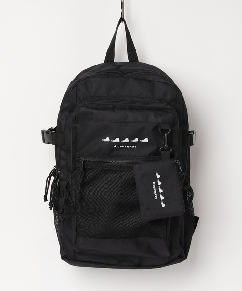 CONVERSE(コンバース)の「CONVERSE/コンバース SNEAKERS PRINT BACK PACK(バックパック/リュック・レディース・ブラック/ベージュ/ピンク/ホワイト・FREE)」の2枚目の写真