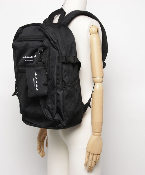 CONVERSE(コンバース)の「CONVERSE/コンバース SNEAKERS PRINT BACK PACK(バックパック/リュック・レディース・ブラック/ベージュ/ピンク/ホワイト・FREE)」の9枚目の写真