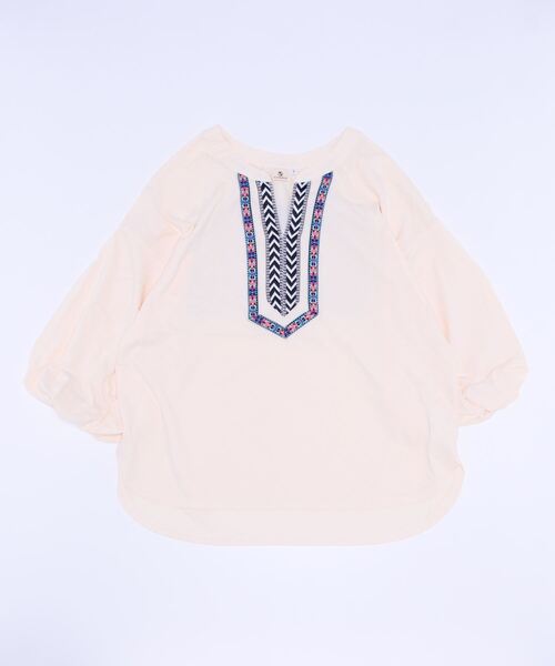 チチカカ（チチカカ）の「リサイクルコットン×チロリープルオーバー（シャツ/ブラウス・レディース・ホワイト/ブラック・FREE）」の17枚目の写真