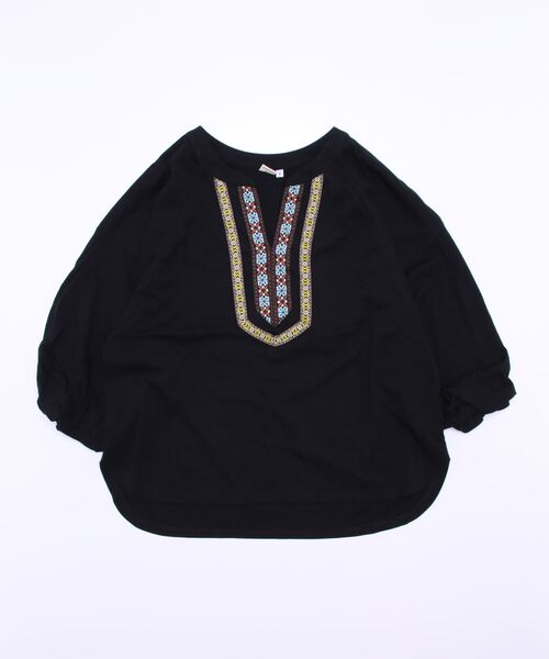 チチカカ（チチカカ）の「リサイクルコットン×チロリープルオーバー（シャツ/ブラウス・レディース・ホワイト/ブラック・FREE）」の18枚目の写真