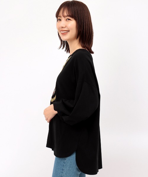 チチカカ（チチカカ）の「リサイクルコットン×チロリープルオーバー（シャツ/ブラウス・レディース・ホワイト/ブラック・FREE）」の7枚目の写真