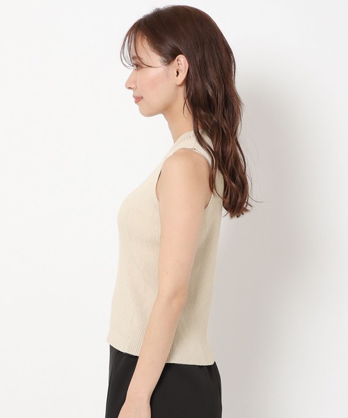 mysty woman（ミスティウーマン）の「アメスリニットタンク 283376（タンクトップ・レディース・ブラック/パープル/オレンジ/ライトベージュ・FREE）」の9枚目の写真