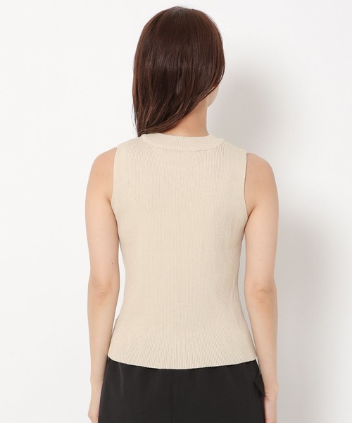 mysty woman（ミスティウーマン）の「アメスリニットタンク 283376（タンクトップ・レディース・ブラック/パープル/オレンジ/ライトベージュ・FREE）」の20枚目の写真