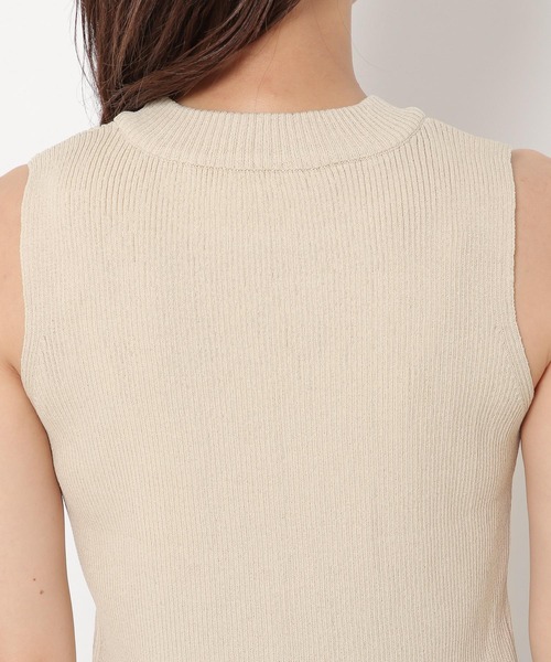 mysty woman（ミスティウーマン）の「アメスリニットタンク 283376（タンクトップ・レディース・ブラック/パープル/オレンジ/ライトベージュ・FREE）」の14枚目の写真