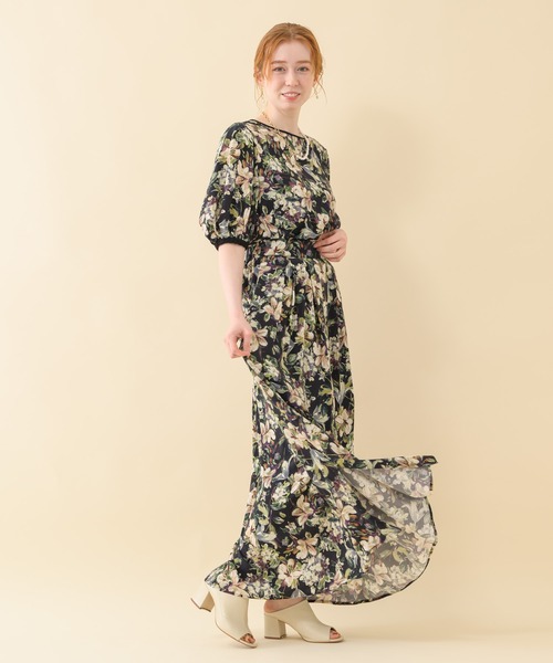 malla（マーラ）の「malla イペカビスコースフラワーブラウス（シャツ/ブラウス・レディース・ホワイト/ブラック・FREE）」の10枚目の写真