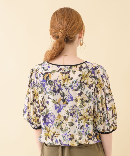 malla（マーラ）の「malla イペカビスコースフラワーブラウス（シャツ/ブラウス・レディース・ホワイト/ブラック・FREE）」の16枚目の写真