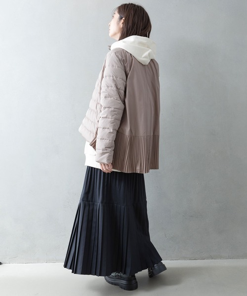 MARECHAL TERRE（マルシャルテル）の「プリーツダウンブルゾン（ダウン