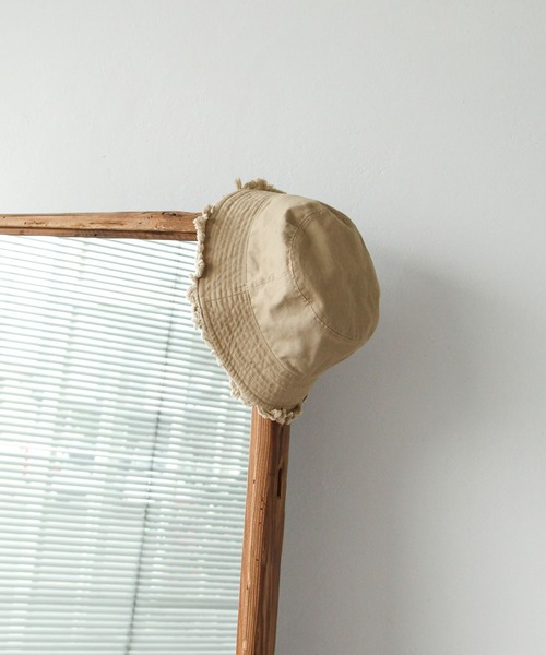 Chillfar（チルファー）の「フリンジツイルバケットハット（ハット・レディース・ブラック/アイボリー/グレイッシュベージュ・FREE）」の17枚目の写真