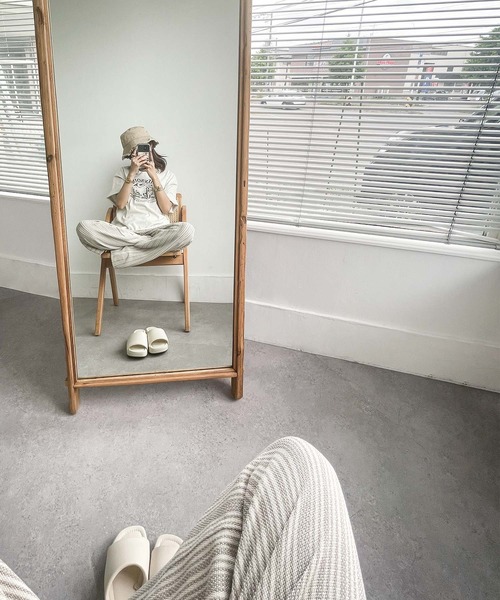 Chillfar（チルファー）の「フリンジツイルバケットハット（ハット・レディース・ブラック/アイボリー/グレイッシュベージュ・FREE）」の16枚目の写真