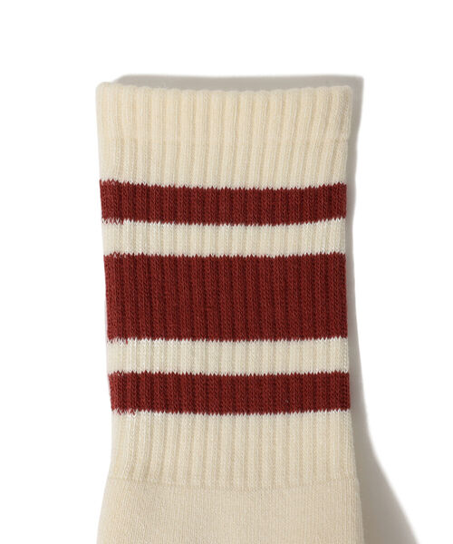 B:MING by BEAMS(ビーミングバイビームス)の「decka quality socks x B:MING by BEAMS / 別注 ヘビーウェイト ライン ソックス(ソックス/靴下・メンズ・オリーブ/ブラック系その他4/イエロー系その他5/レッド系その他7・ONE SIZE)」の5枚目の写真