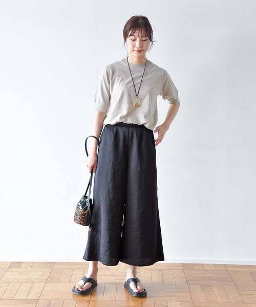 IENA（イエナ）の「サテンレディパンツ（その他パンツ・レディース・ホワイト/ブラック/ナチュラル・36/38）」の10枚目の写真