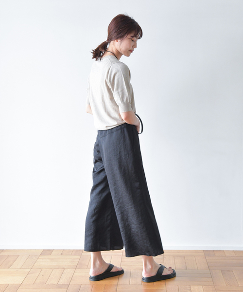 IENA（イエナ）の「サテンレディパンツ（その他パンツ・レディース・ホワイト/ブラック/ナチュラル・36/38）」の11枚目の写真