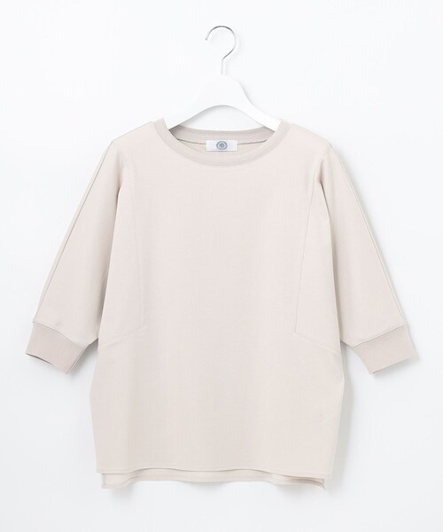 J.PRESS(ジェイプレス)の「ストレッチポンチ ドルマンスリーブ カットソー(Tシャツ/カットソー・レディース・グレー系/ダークグリーン系/パープル系/ライトグレー系・T13)」の9枚目の写真