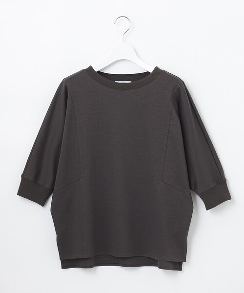 J.PRESS(ジェイプレス)の「ストレッチポンチ ドルマンスリーブ カットソー(Tシャツ/カットソー・レディース・グレー系/ダークグリーン系/パープル系/ライトグレー系・T13)」の10枚目の写真