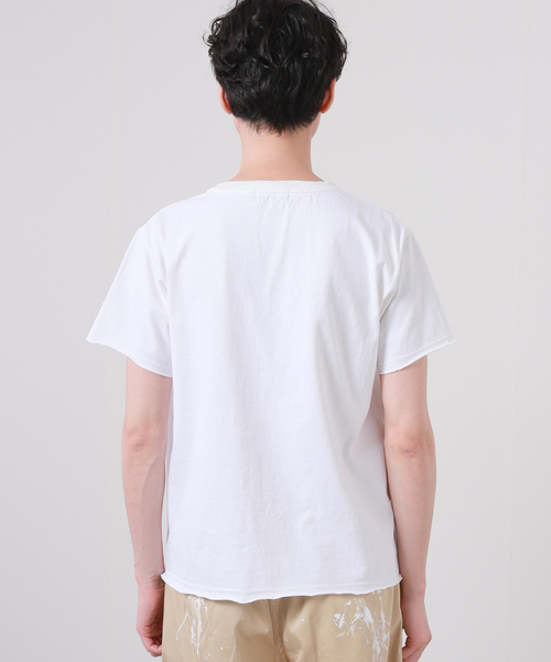 JOURNAL STANDARD J.S HOMESTEAD(ジャーナルスタンダードホームステッド)の「【J.S Homestead】ブラー カラー US ヘンリーネック(Tシャツ/カットソー・メンズ・ホワイト・MEDIUM/LARGE)」の5枚目の写真