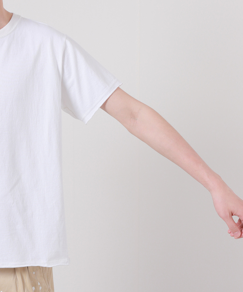 JOURNAL STANDARD J.S HOMESTEAD(ジャーナルスタンダードホームステッド)の「【J.S Homestead】ブラー カラー US ヘンリーネック(Tシャツ/カットソー・メンズ・ホワイト・MEDIUM/LARGE)」の10枚目の写真