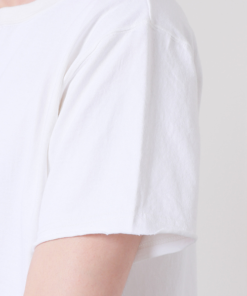 JOURNAL STANDARD J.S HOMESTEAD(ジャーナルスタンダードホームステッド)の「【J.S Homestead】ブラー カラー US ヘンリーネック(Tシャツ/カットソー・メンズ・ホワイト・MEDIUM/LARGE)」の11枚目の写真