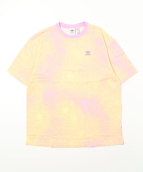 adidas(アディダス)の「adidas アディダス W AOP TEE ショートスリーブ HL6597 ABC-MART限定 *BLILIL/AYEL(Tシャツ/カットソー・レディース・パープル・SMALL/LARGE/MEDIUM)」の1枚目の写真