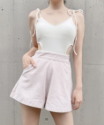 lilLilly | リネンショートパンツ(その他パンツ)