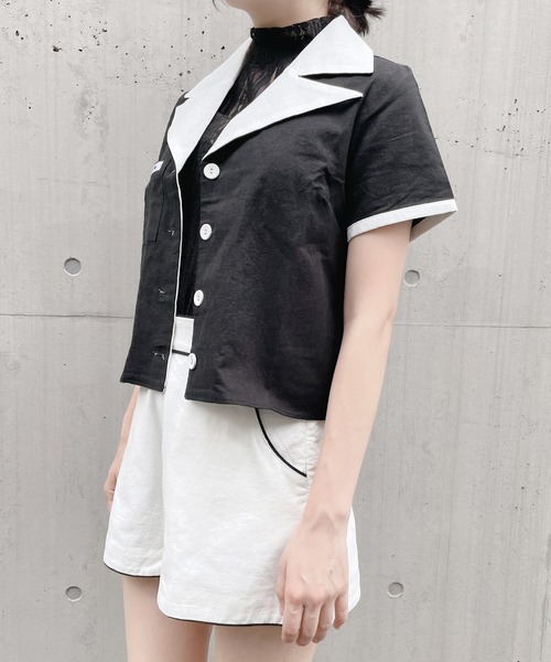 lilLilly(リルリリー)の「リネンショートパンツ(その他パンツ・レディース・ホワイト/ブラック/ピンク・FREE)」の20枚目の写真