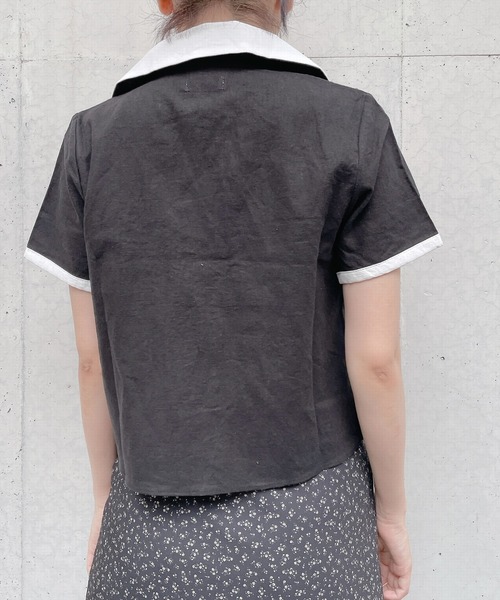 lilLilly(リルリリー)の「リネンショートパンツ(その他パンツ・レディース・ホワイト/ブラック/ピンク・FREE)」の5枚目の写真