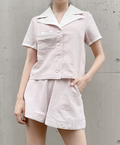 lilLilly(リルリリー)の「リネンショートパンツ(その他パンツ・レディース・ホワイト/ブラック/ピンク・FREE)」の21枚目の写真