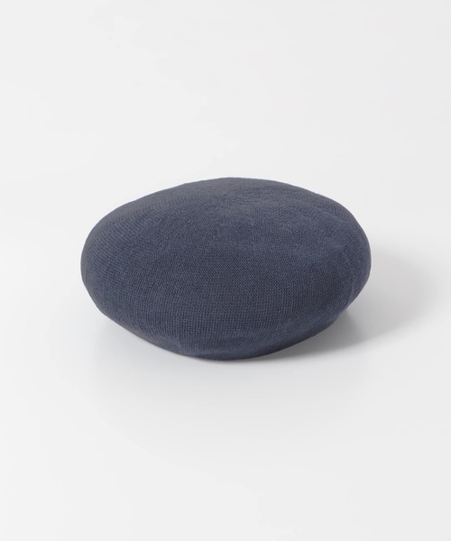 SENSE OF PLACE by URBAN RESEARCH（センスオブプレイスバイアーバンリサーチ）の「リネン混ベレー（ハンチング/ベレー帽・レディース・アイボリー/ブラック/ネイビー・ONE）」の4枚目の写真