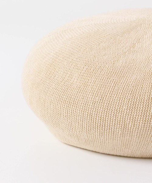 SENSE OF PLACE by URBAN RESEARCH（センスオブプレイスバイアーバンリサーチ）の「リネン混ベレー（ハンチング/ベレー帽・レディース・アイボリー/ブラック/ネイビー・ONE）」の7枚目の写真