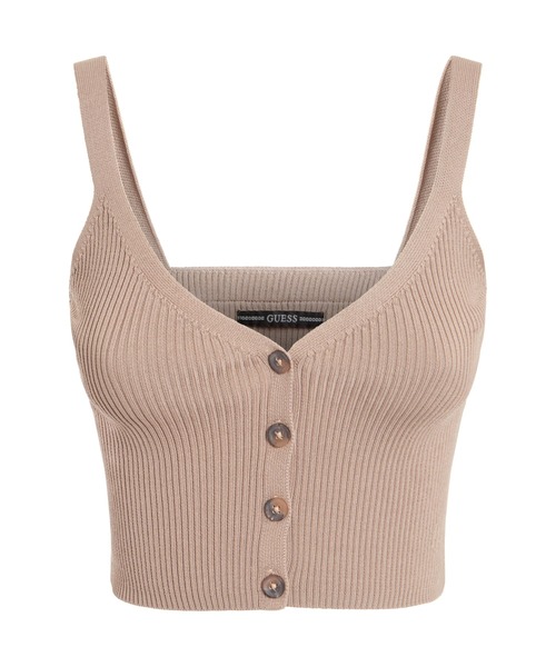 Guess(ゲス)の「Diane Top(その他トップス・レディース・ブラック/ベージュ・X-SMALL/SMALL/MEDIUM)」の1枚目の写真