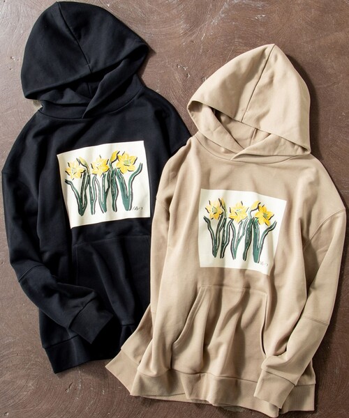 JOSEPH STUDIO（ジョゼフストゥディオ）の「フーディ THE DAFFODILS（パーカー・レディース・ブラック系/ベージュ系・SMALL/MEDIUM/LARGE）」の11枚目の写真