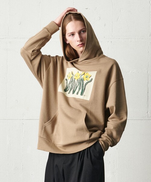 JOSEPH STUDIO（ジョゼフストゥディオ）の「フーディ THE DAFFODILS（パーカー・レディース・ブラック系/ベージュ系・SMALL/MEDIUM/LARGE）」の7枚目の写真