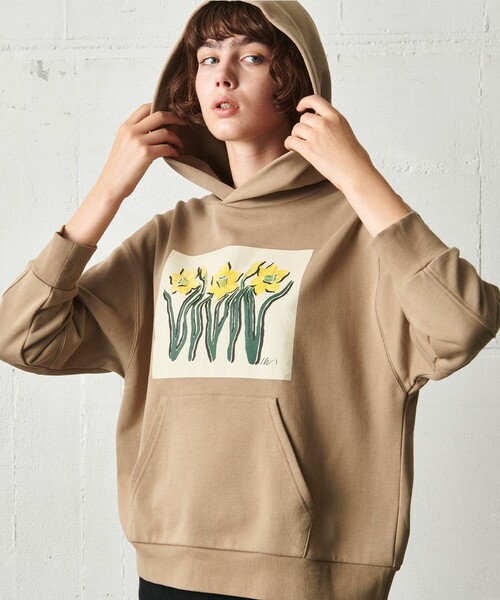 JOSEPH STUDIO（ジョゼフストゥディオ）の「フーディ THE DAFFODILS（パーカー・レディース・ブラック系/ベージュ系・SMALL/MEDIUM/LARGE）」の18枚目の写真