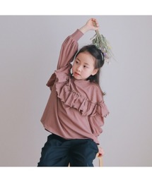 NHT | エヌエイチティー ボトルネックフリルロングTシャツ(Tシャツ/カットソー)