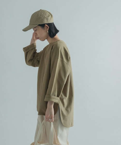 FORK&SPOON（フォークアンドスプーン）の「FORK&SPOON　ジャガードプルオーバー（Tシャツ/カットソー・レディース・アイボリー/グレー系その他/ブラック・1）」の3枚目の写真