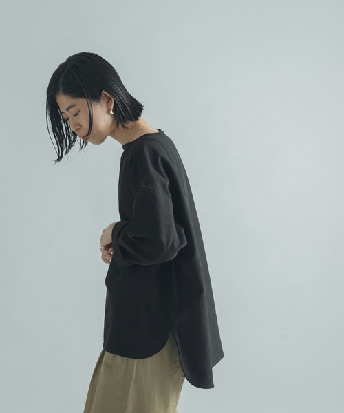 FORK&SPOON（フォークアンドスプーン）の「FORK&SPOON　ジャガードプルオーバー（Tシャツ/カットソー・レディース・アイボリー/グレー系その他/ブラック・1）」の15枚目の写真