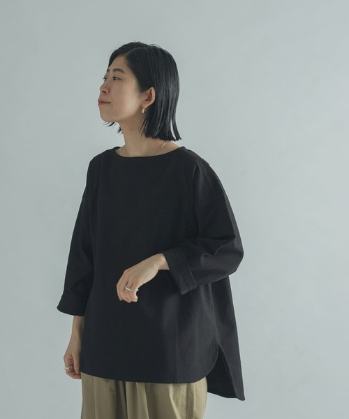 FORK&SPOON（フォークアンドスプーン）の「FORK&SPOON　ジャガードプルオーバー（Tシャツ/カットソー・レディース・アイボリー/グレー系その他/ブラック・1）」の19枚目の写真