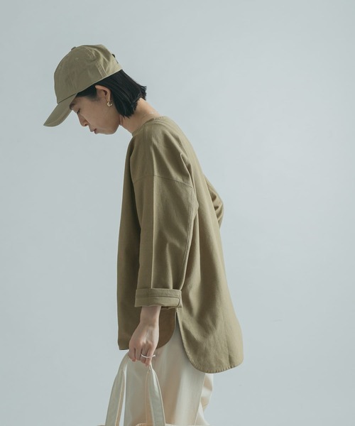 FORK&SPOON（フォークアンドスプーン）の「FORK&SPOON　ジャガードプルオーバー（Tシャツ/カットソー・レディース・アイボリー/グレー系その他/ブラック・1）」の21枚目の写真