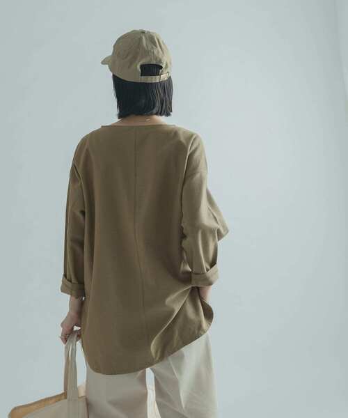 FORK&SPOON（フォークアンドスプーン）の「FORK&SPOON　ジャガードプルオーバー（Tシャツ/カットソー・レディース・アイボリー/グレー系その他/ブラック・1）」の22枚目の写真