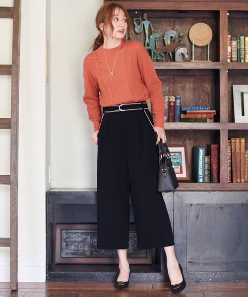 ANY SIS(エニィスィス)の「【WEB&一部店舗限定】バックルスエード パンプス(パンプス・レディース・ブラック系5/ダークブラウン系5・MEDIUM/LARGE/LL/SMALL)」の13枚目の写真