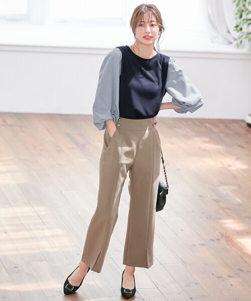 ANY SIS(エニィスィス)の「【WEB&一部店舗限定】バックルスエード パンプス(パンプス・レディース・ブラック系5/ダークブラウン系5・MEDIUM/LARGE/LL/SMALL)」の8枚目の写真