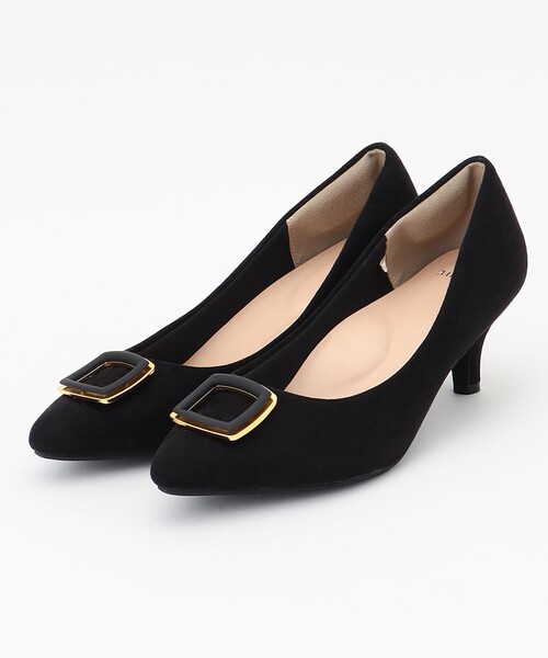 ANY SIS(エニィスィス)の「【WEB&一部店舗限定】バックルスエード パンプス(パンプス・レディース・ブラック系5/ダークブラウン系5・MEDIUM/LARGE/LL/SMALL)」の7枚目の写真