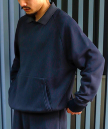 no. | 【no. / ナンバー】WISM 別注 DOUBLE COLLAR NECK SWEAT(スウェット)