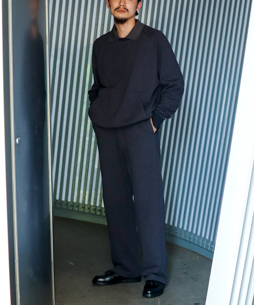 no.(ナンバー)の「【no. / ナンバー】WISM 別注 DOUBLE COLLAR NECK SWEAT(スウェット・メンズ・ネイビー・SMALL/MEDIUM)」の18枚目の写真