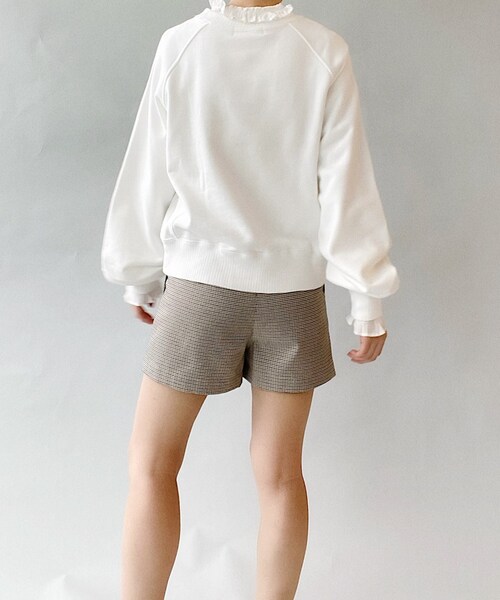 Charles Chaton（シャルルシャトン）の「loving スウェット（Tシャツ/カットソー・レディース・ネイビー/レッド・FREE）」の6枚目の写真