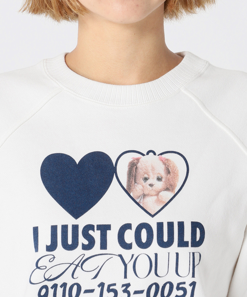 Charles Chaton（シャルルシャトン）の「loving スウェット（Tシャツ/カットソー・レディース・ネイビー/レッド・FREE）」の12枚目の写真