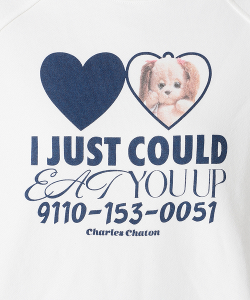 Charles Chaton（シャルルシャトン）の「loving スウェット（Tシャツ/カットソー・レディース・ネイビー/レッド・FREE）」の16枚目の写真