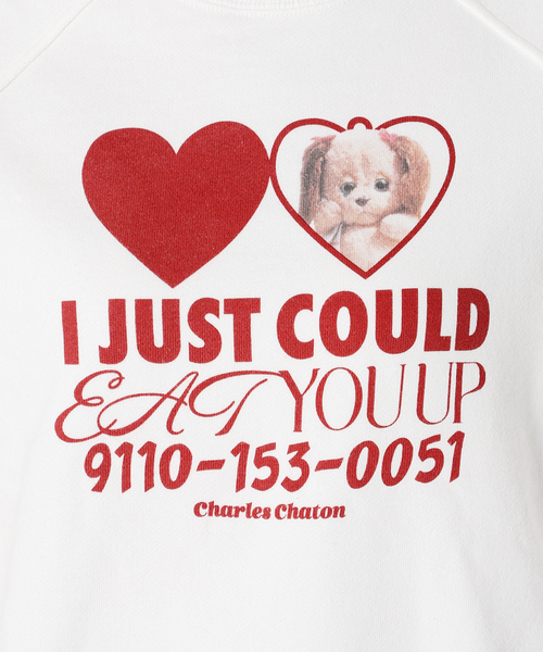 Charles Chaton（シャルルシャトン）の「loving スウェット（Tシャツ/カットソー・レディース・ネイビー/レッド・FREE）」の19枚目の写真